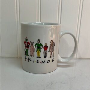 Friends White Christmas Movie Ceramic Mug
